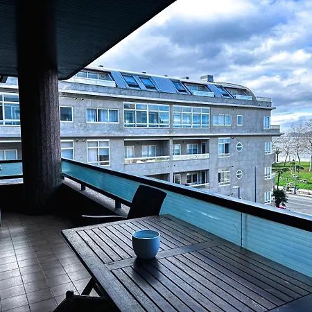 Lägenhet Apartamento Samil Primera Linea De Playa 2n Vigo
